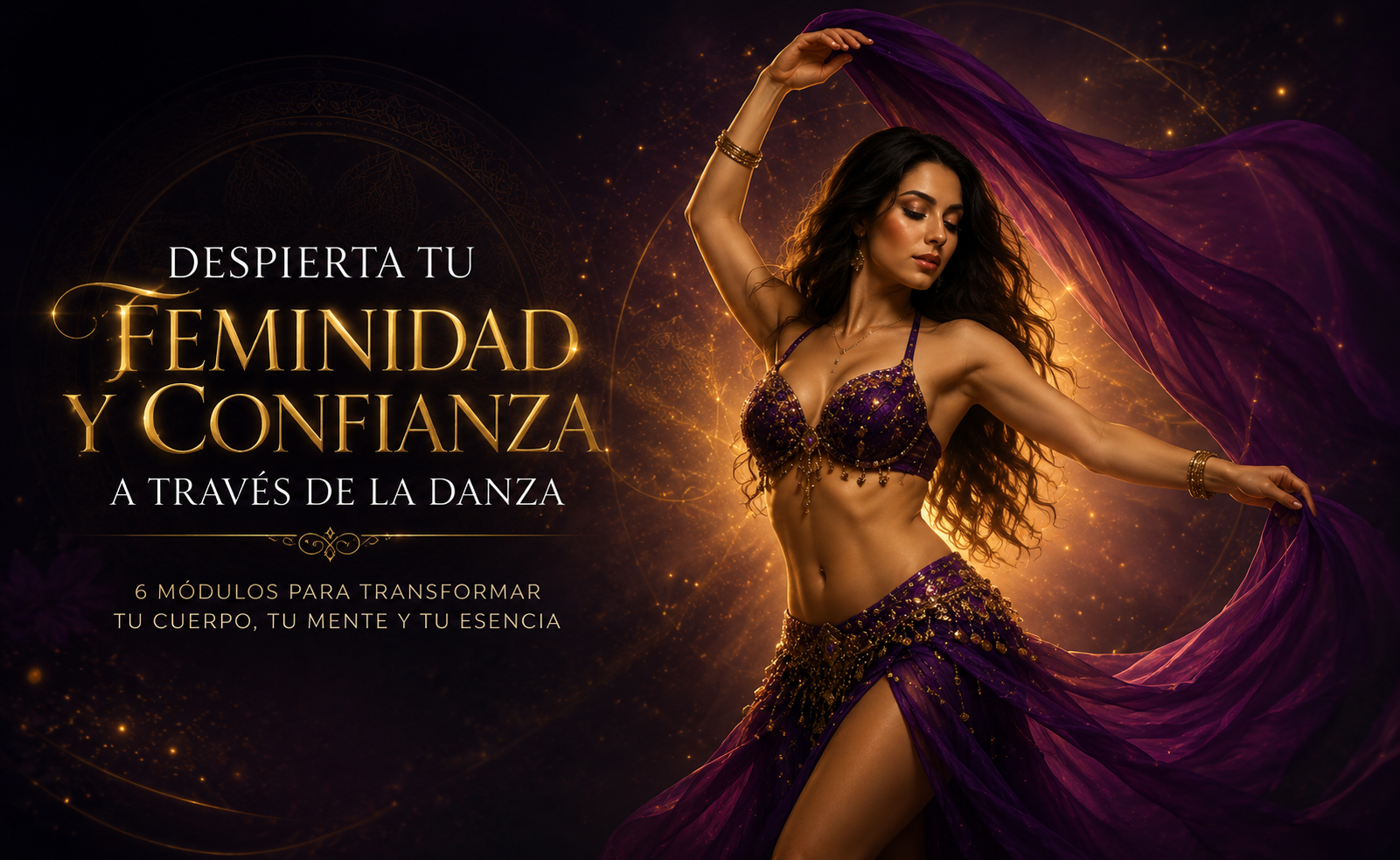 Mujer bailando danza del vientre