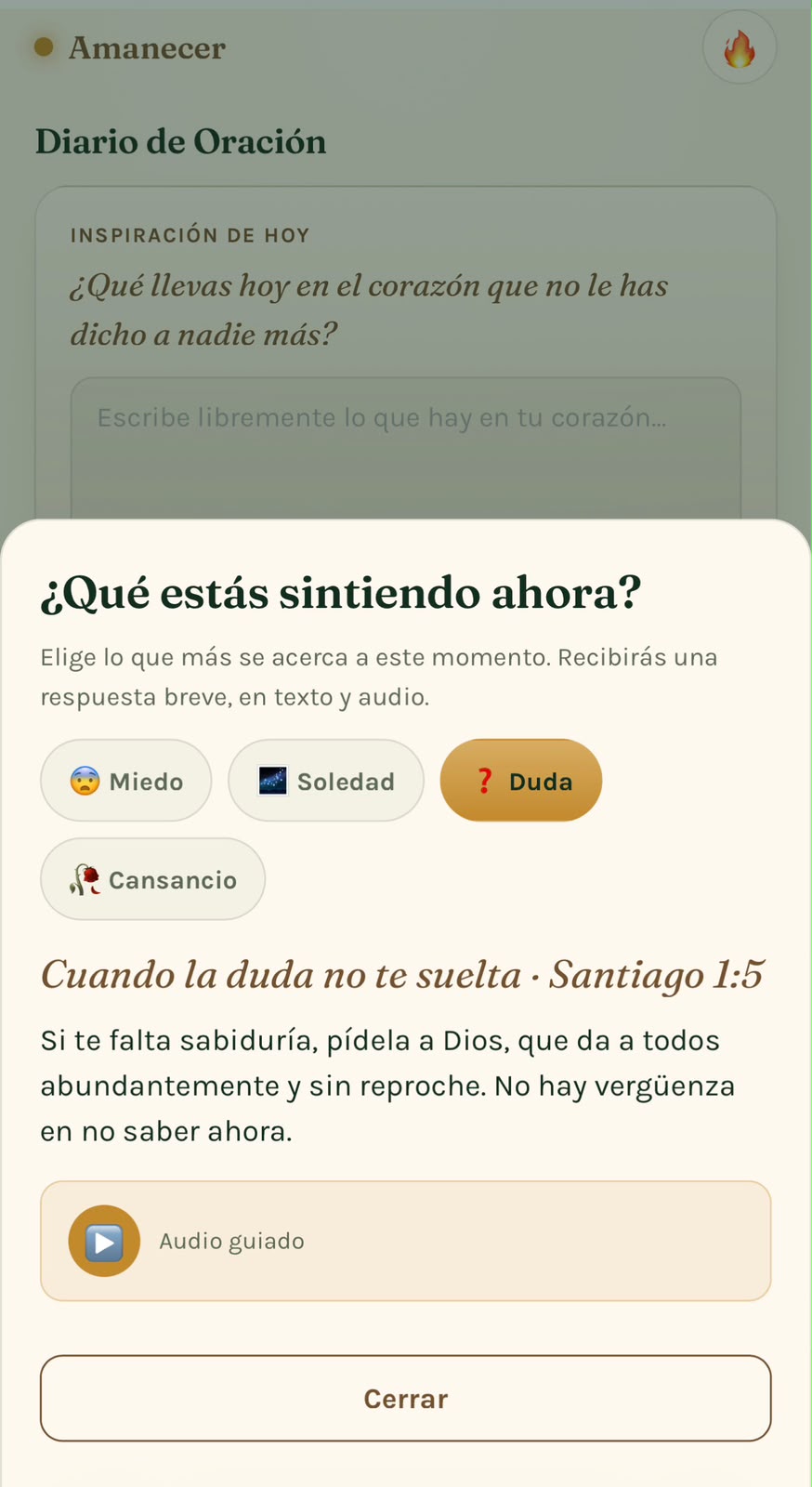 Captura del Botón de Crisis